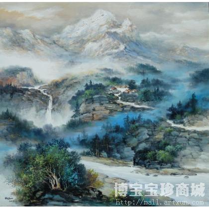 胡志文 乡村 类别: 油画X